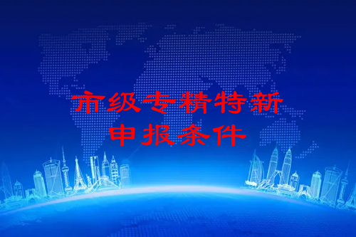 市級專精特新企業(yè)申報條件