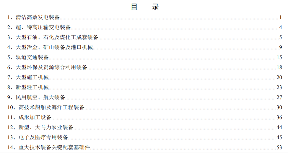 工業(yè)和信息化部《首臺（套）重大技術(shù)裝備推廣應(yīng)用指導(dǎo)目錄》
