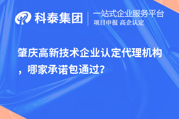肇慶高新技術(shù)企業(yè)認(rèn)定代理機(jī)構(gòu)，哪家承諾包通過？