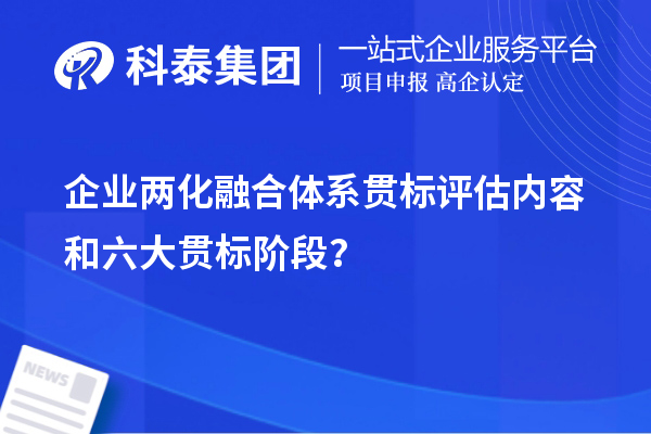 企業(yè)兩化融合體系貫標(biāo)評估內(nèi)容和六大貫標(biāo)階段？