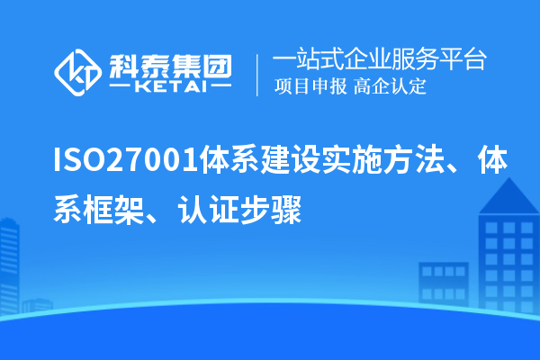 ISO27001體系建設實施方法、體系框架、認證步驟