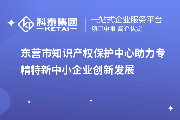 東營(yíng)市知識(shí)產(chǎn)權(quán)保護(hù)中心助力專(zhuān)精特新中小企業(yè)創(chuàng)新發(fā)展