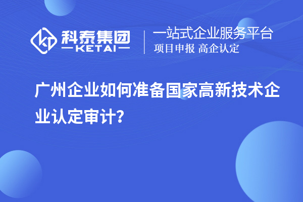 廣州企業(yè)如何準(zhǔn)備國(guó)家高新技術(shù)企業(yè)認(rèn)定審計(jì)？