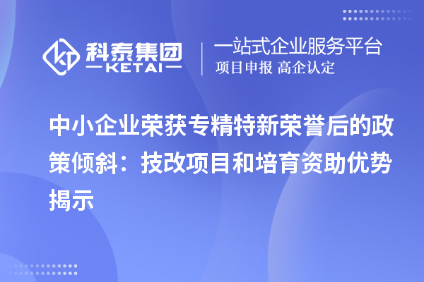 中小企業(yè)榮獲專精特新榮譽(yù)后的政策傾斜：<a href=http:///fuwu/jishugaizao.html target=_blank class=infotextkey>技改</a>項(xiàng)目和培育資助優(yōu)勢(shì)揭示