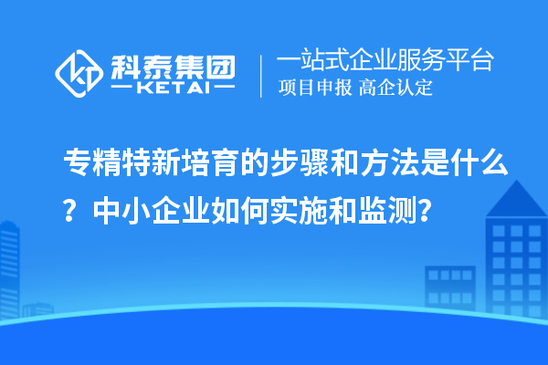 專精特新培育的步驟和方法是什么？中小企業(yè)如何實(shí)施和監(jiān)測？