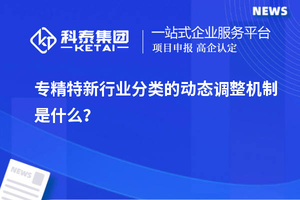 專精特新行業(yè)分類的動態(tài)調(diào)整機(jī)制是什么?