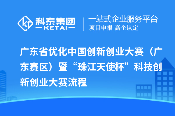 廣東省優(yōu)化中國創(chuàng)新創(chuàng)業(yè)大賽（廣東賽區(qū)）暨“珠江天使杯”科技創(chuàng)新創(chuàng)業(yè)大賽流程