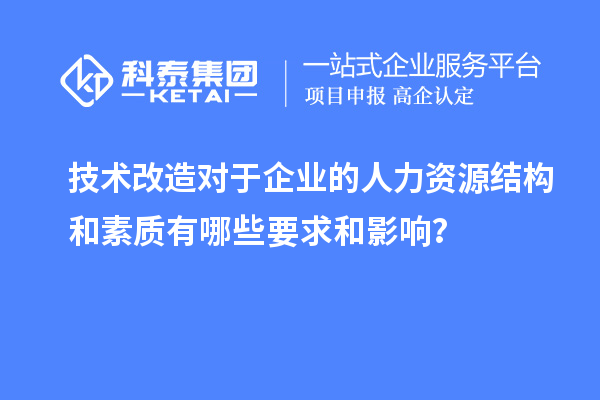 技術(shù)改造對(duì)于企業(yè)的人力資源結(jié)構(gòu)和素質(zhì)有哪些要求和影響？