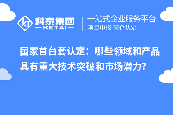 國(guó)家首臺(tái)套認(rèn)定：哪些領(lǐng)域和產(chǎn)品具有重大技術(shù)突破和市場(chǎng)潛力？