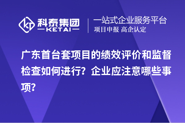 廣東首臺(tái)套項(xiàng)目的績(jī)效評(píng)價(jià)和監(jiān)督檢查如何進(jìn)行？企業(yè)應(yīng)注意哪些事項(xiàng)？