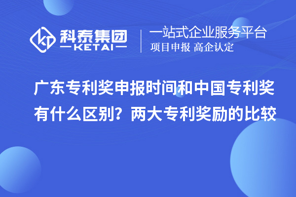 廣東專利獎申報時間和中國專利獎有什么區(qū)別？兩大專利獎勵的比較