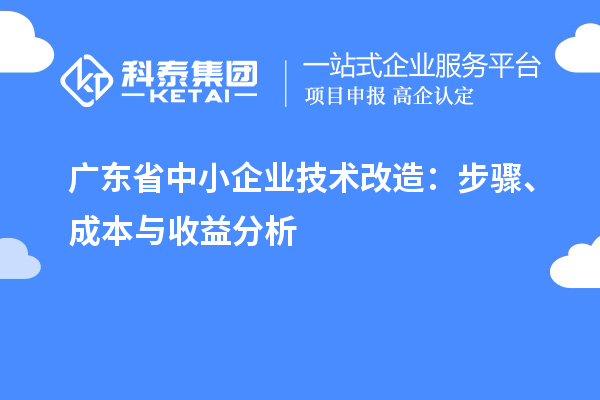 廣東省中小企業(yè)技術(shù)改造：步驟、成本與收益分析
