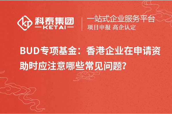 BUD專(zhuān)項(xiàng)基金：香港企業(yè)在申請(qǐng)資助時(shí)應(yīng)注意哪些常見(jiàn)問(wèn)題？