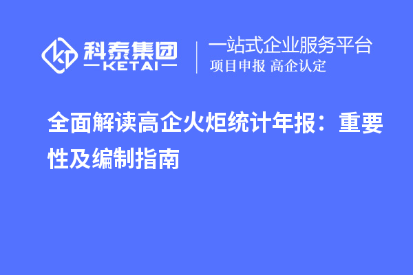 全面解讀高企火炬統(tǒng)計年報：重要性及編制指南