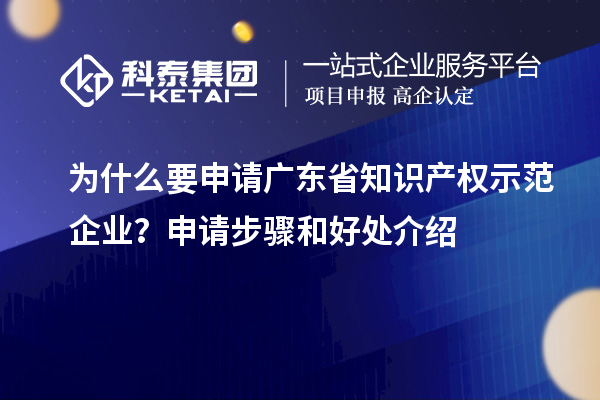 為什么要申請廣東省知識產(chǎn)權(quán)示范企業(yè)？申請步驟和好處介紹