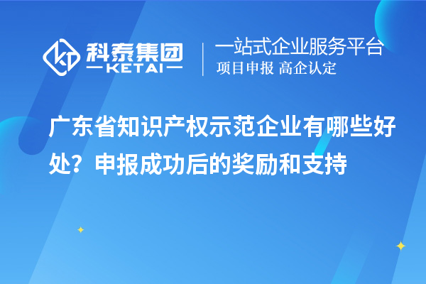 廣東省知識(shí)產(chǎn)權(quán)示范企業(yè)有哪些好處？申報(bào)成功后的獎(jiǎng)勵(lì)和支持