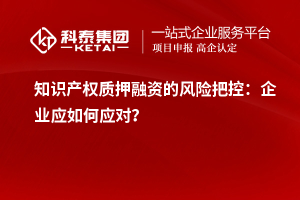 知識產(chǎn)權(quán)質(zhì)押融資的風(fēng)險把控：企業(yè)應(yīng)如何應(yīng)對？