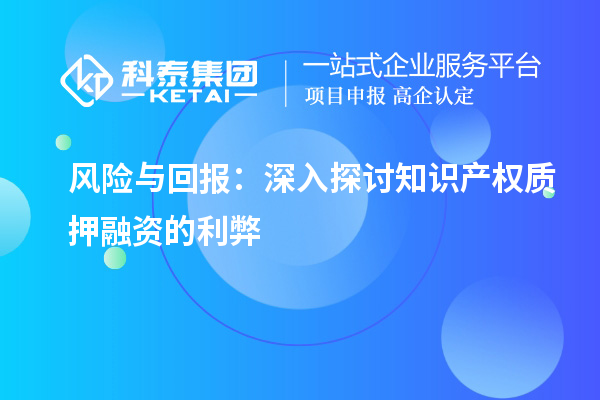風險與回報：深入探討知識產(chǎn)權質押融資的利弊