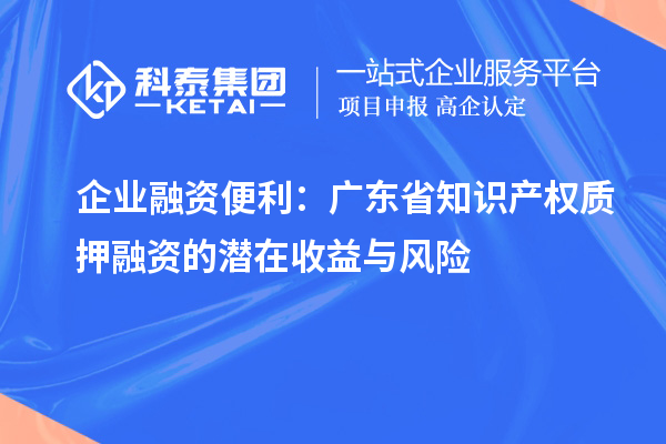 企業(yè)融資便利：廣東省知識(shí)產(chǎn)權(quán)質(zhì)押融資的潛在收益與風(fēng)險(xiǎn)