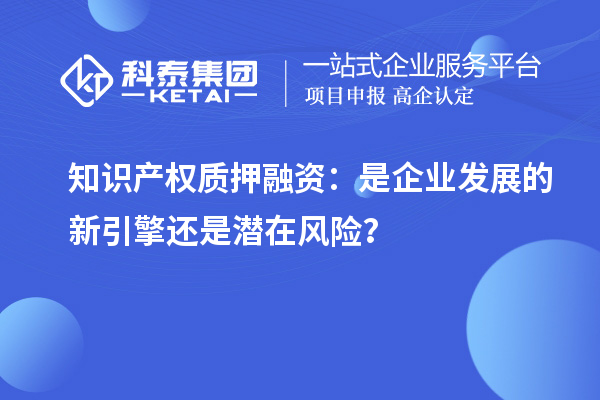 知識(shí)產(chǎn)權(quán)質(zhì)押融資：是企業(yè)發(fā)展的新引擎還是潛在風(fēng)險(xiǎn)？