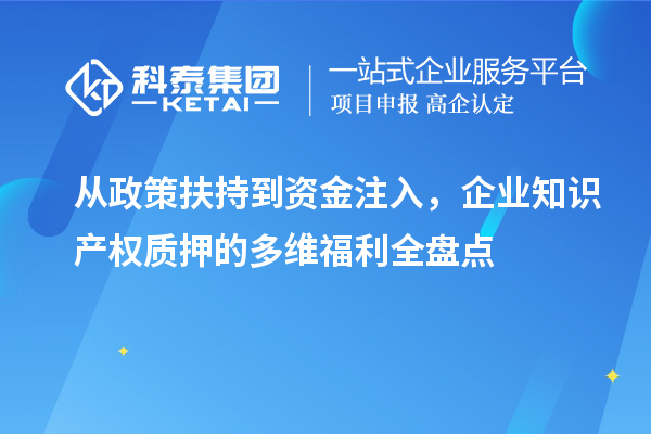 從政策扶持到資金注入，企業(yè)知識產(chǎn)權(quán)質(zhì)押的多維福利全盤點